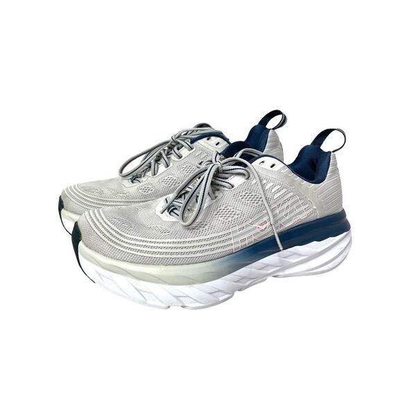 Hoka Shoes - Hoka One One Bondi 6 sneakers Size 6.5 Wide D Lunar Rock Nimbus Cloud